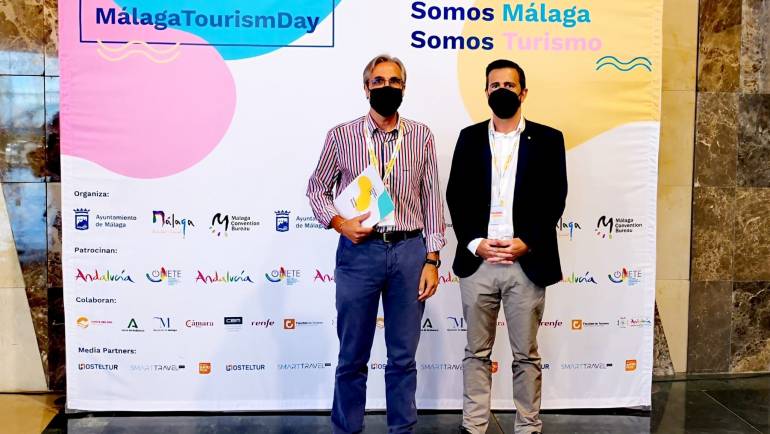 The managing director of Marinas del Mediterráneo, Manuel Raigon, attends Malaga Tourism Day