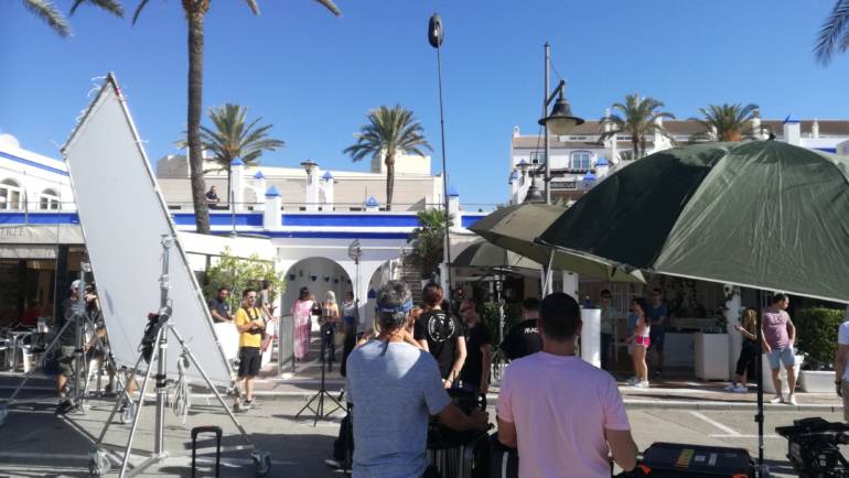 Estepona Marina becomes the scene of filming a film for Atresmedia