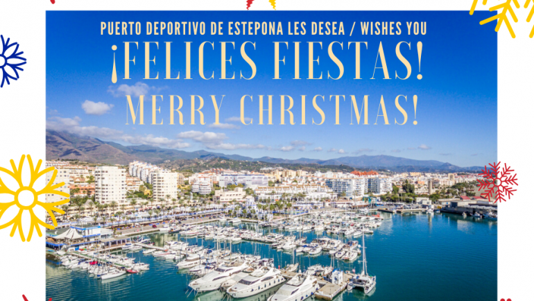 El Puerto Deportivo de Estepona te desea una Feliz Navidad