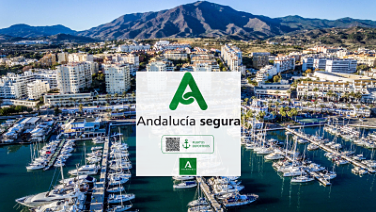 The Marina of Estepona obtains the distinctive 'Andalucía Segura'