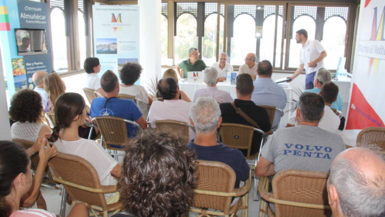 The Puerto Deportivo Marina del Este hosted a talk on protected areas of the coastline of Almuñecar