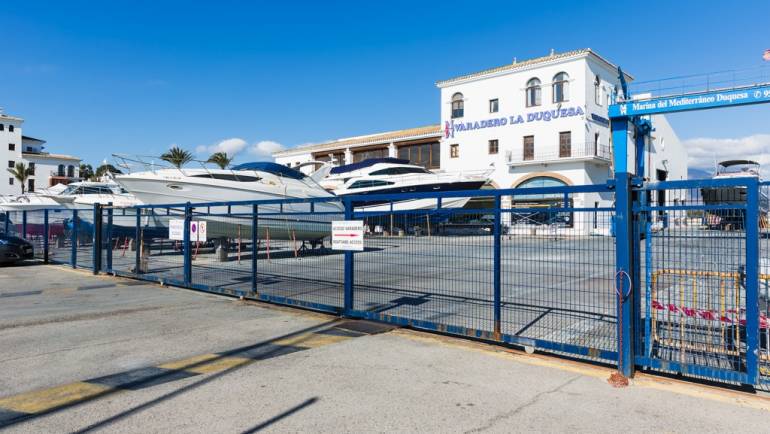 Marinas del Mediterráneo makes improvements in the dry dock area of Puerto de La Duquesa