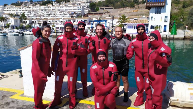 Marina del Este welcomes the basic course on maritime safety for professionals