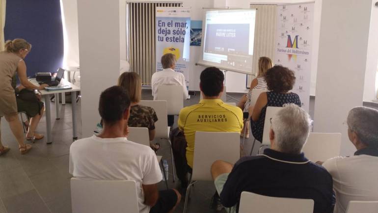 El grupo Marinas del Mediterráneo, comprometido con la concienciación de basuras marinas